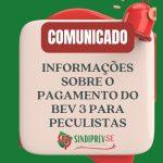BOA NOTÍCIA PARA OS PECULISTAS: BEV 3 CHEGA EM SETEMBRO!