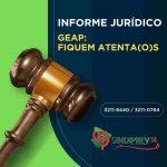 GEAP: “FIQUEM ATENTA(O)S”