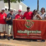 SINDIPREV SERGIPE MARCA PRESENÇA NA MARCHA NACIONAL CONTRA A PEC 38 EM BRASÍLIA