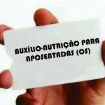 AUXÍLIO‑NUTRIÇÃO PARA APOSENTADOS VOLTA AO CENTRO DAS DISCUSSÕES COM O GOVERNO